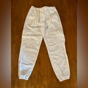 GAP Linen Cotton Blend Cargo Joggers